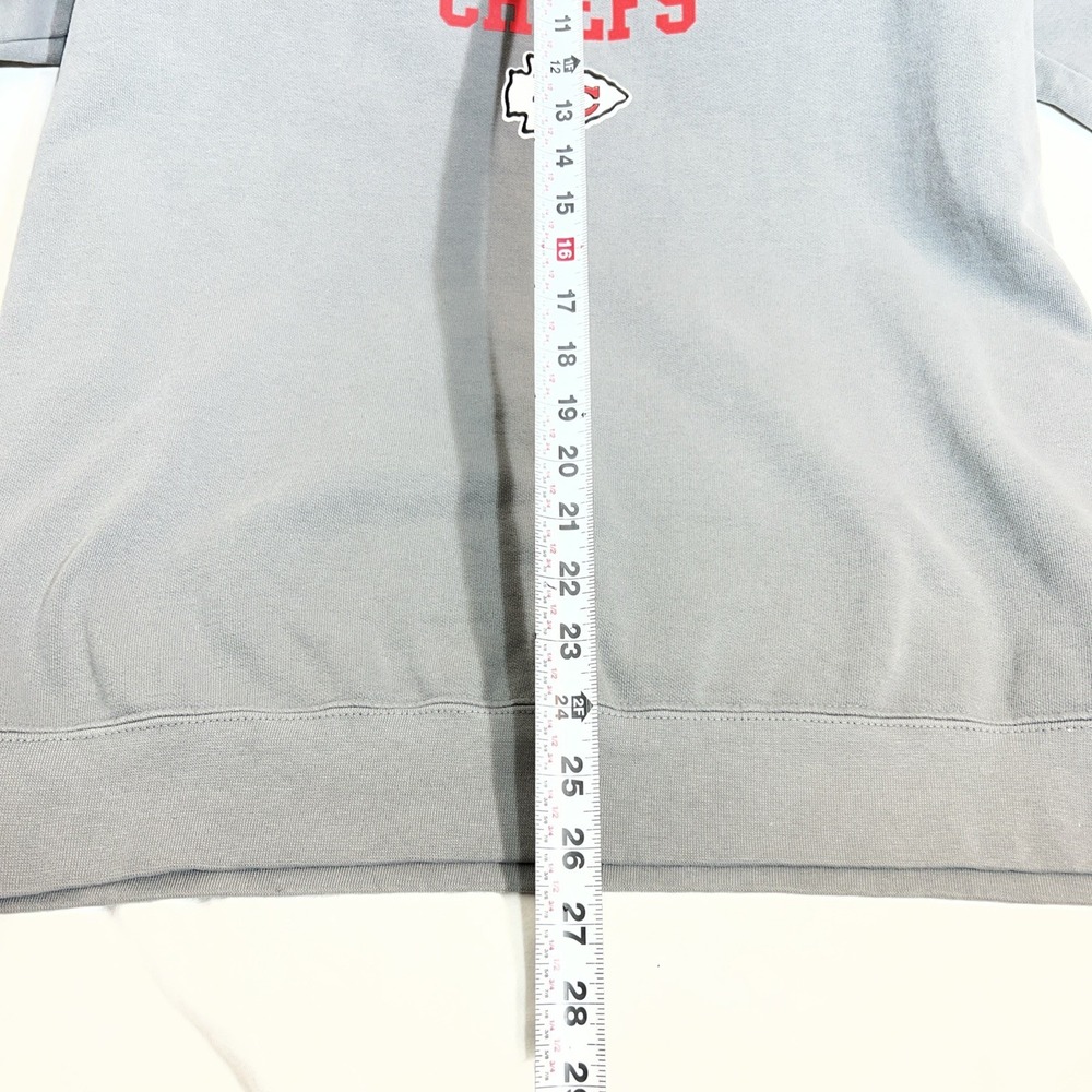 Comfort Colors Kansas City Chiefs NFL Sweatshirt Womens Medium Grey Pullover - Picture 5 of 6